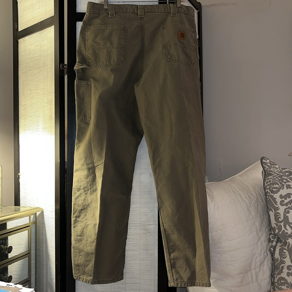 Men’s Carhartt dungaree fit work pants - Picture 2 of 5